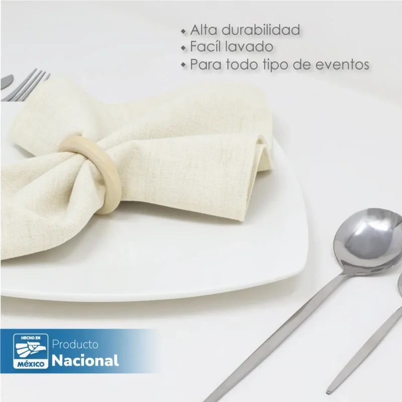 Servilleta Lino Marroquí Crudo 100% Poliéster