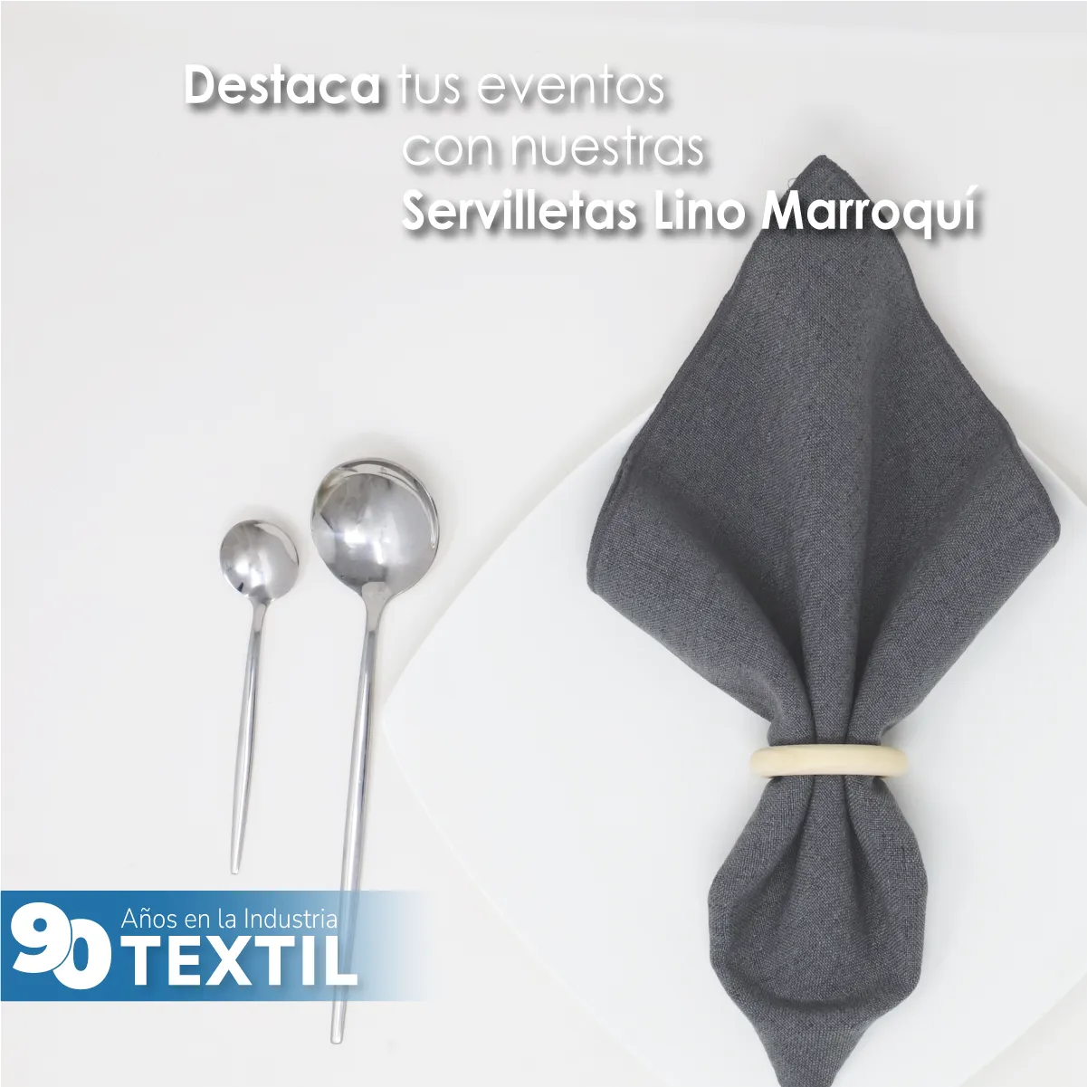 Servilleta Lino Marroquí Oxford 100% Poliéster: imagen 4