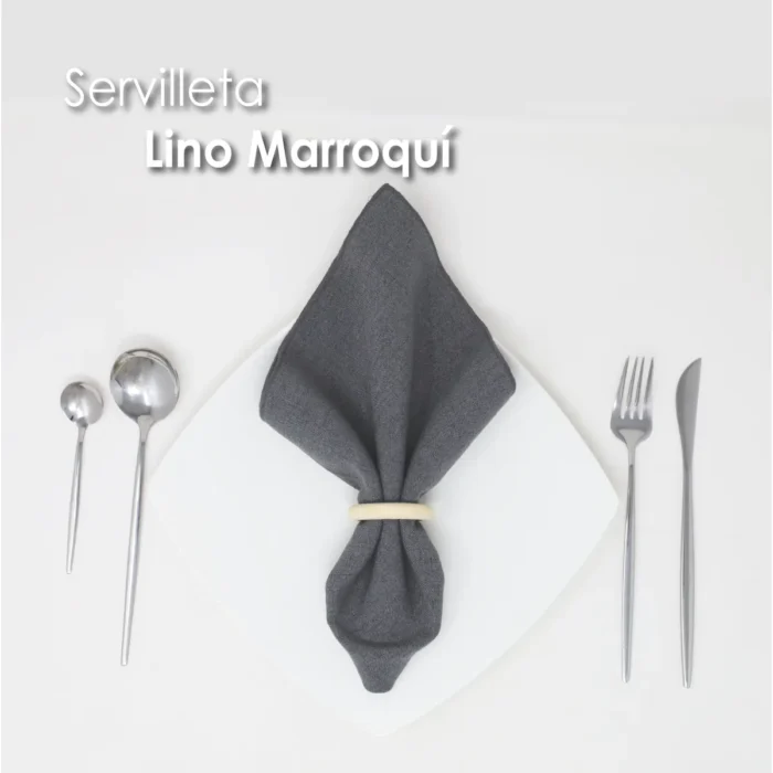 Servilleta Lino Marroquí Oxford 100% Poliéster