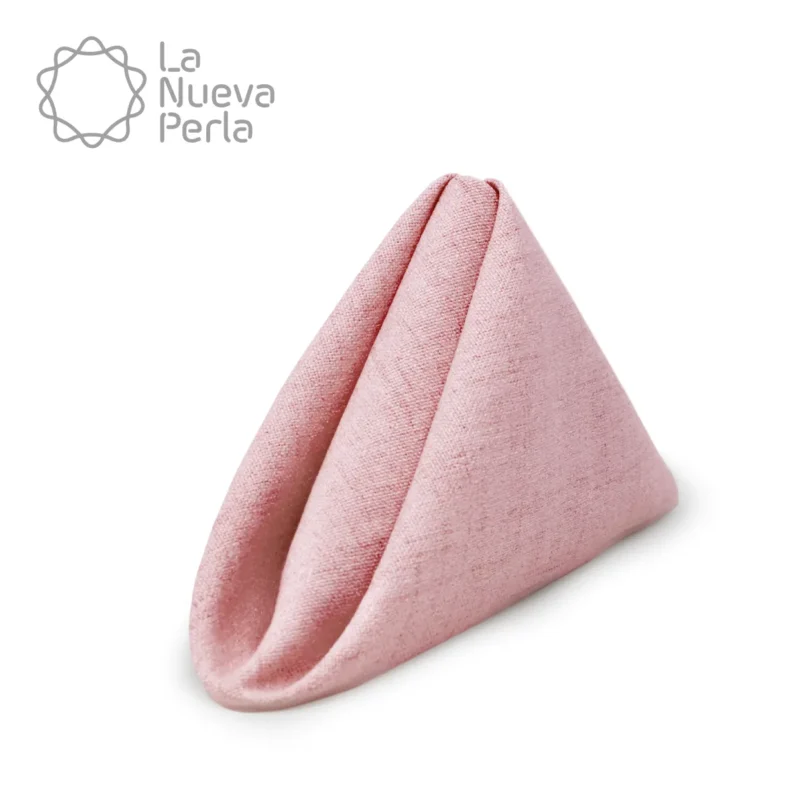 Servilleta Lino Marroquí Rosa Pastel 100% Poliéster