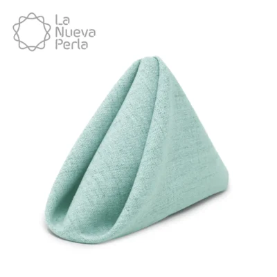 Servilleta Lino Marroquí Verde Aqua 100% Poliéster