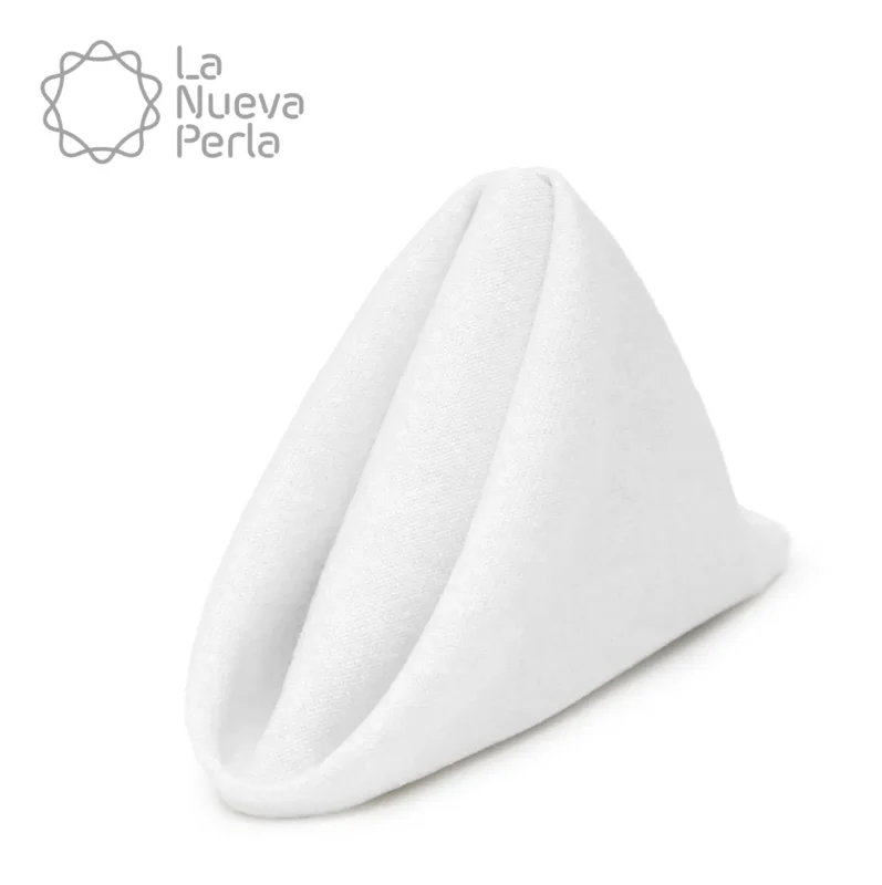 Servilleta Lino Marroquí Blanco 100% Poliéster