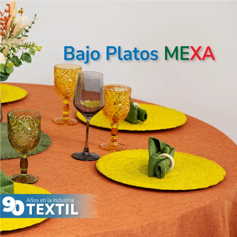 Bajo Plato Mexa 35 cm Amarillo