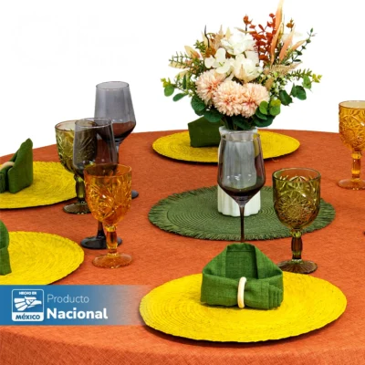 Bajo Plato Mexa 35 cm Amarillo: imagen 4