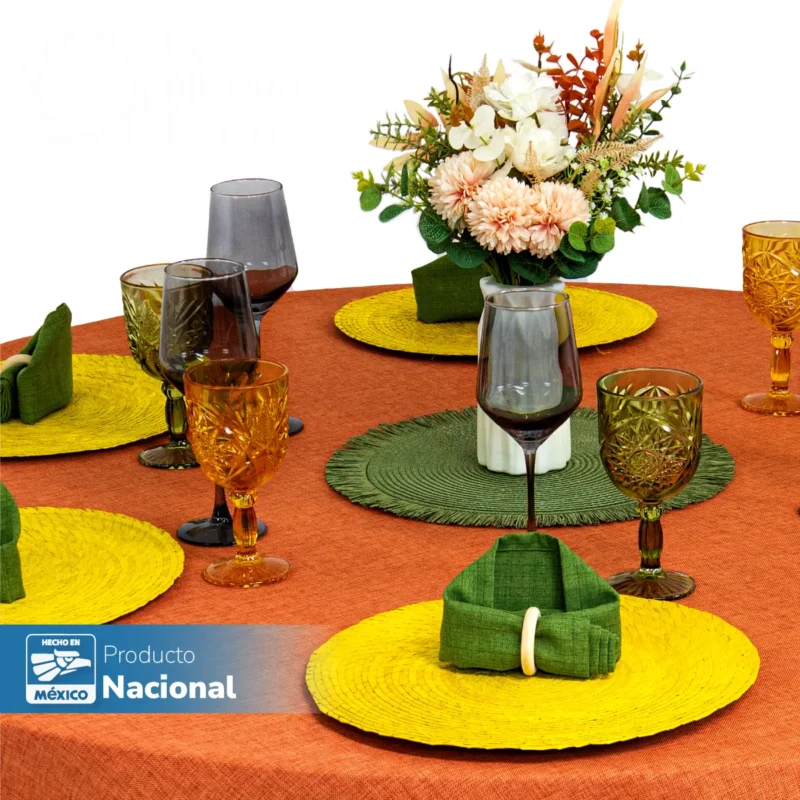 Bajo Plato Mexa 35 cm Amarillo