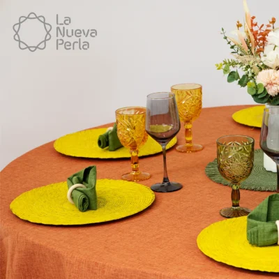 Bajo Plato Mexa 35 cm Amarillo