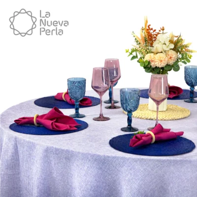 Bajo Plato Mexa Azul Rey 35 cm