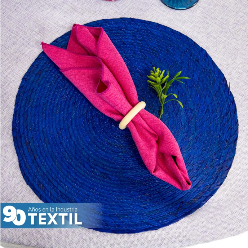 Bajo Plato Mexa Azul Rey 35 cm