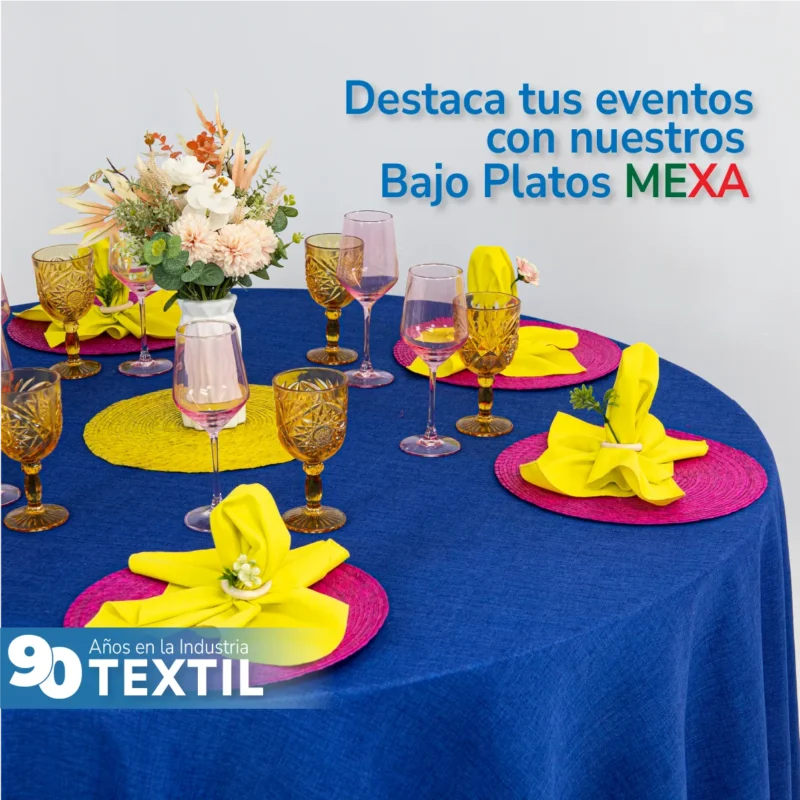 Bajo Plato Mexa Fucsia 35 cm
