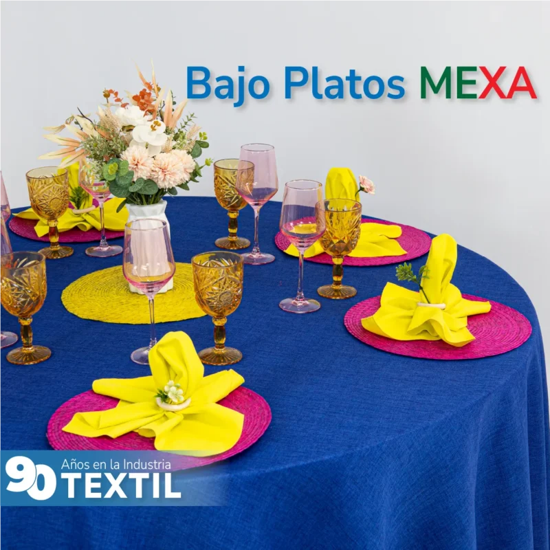 Bajo Plato Mexa Fucsia 35 cm