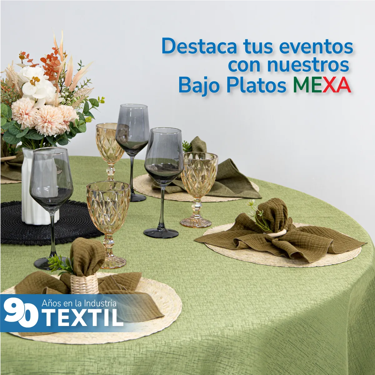 Bajo Plato Mexa Natural 35 cm: imagen 4