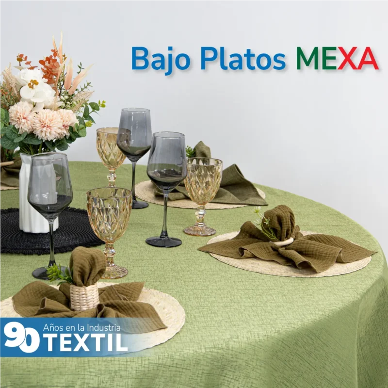 Bajo Plato Mexa Natural 35 cm