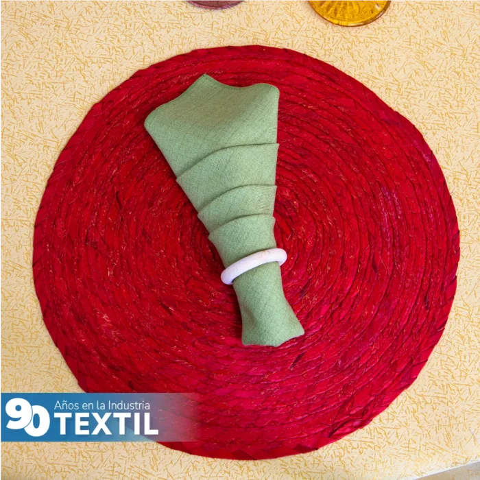Bajo Plato Mexa Rojo 35 cm