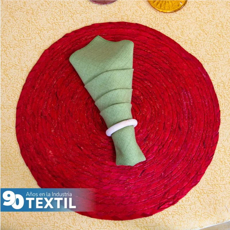Bajo Plato Mexa Rojo 35 cm