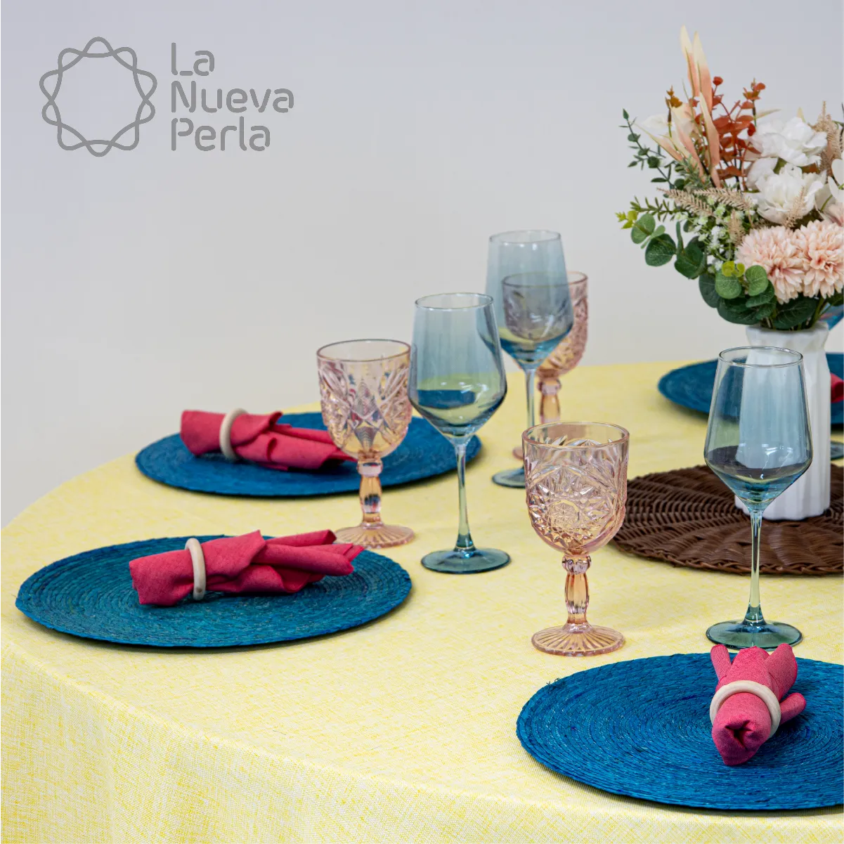 Bajo Plato Mexa Turquesa 35 cm: imagen 1