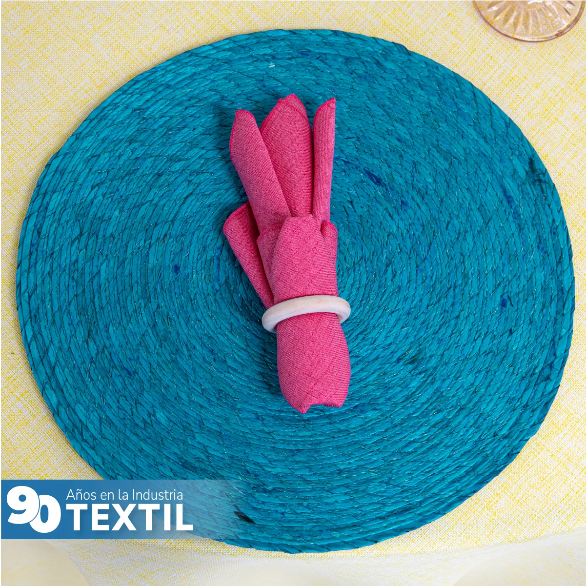 Bajo Plato Mexa Turquesa 35 cm: imagen 5
