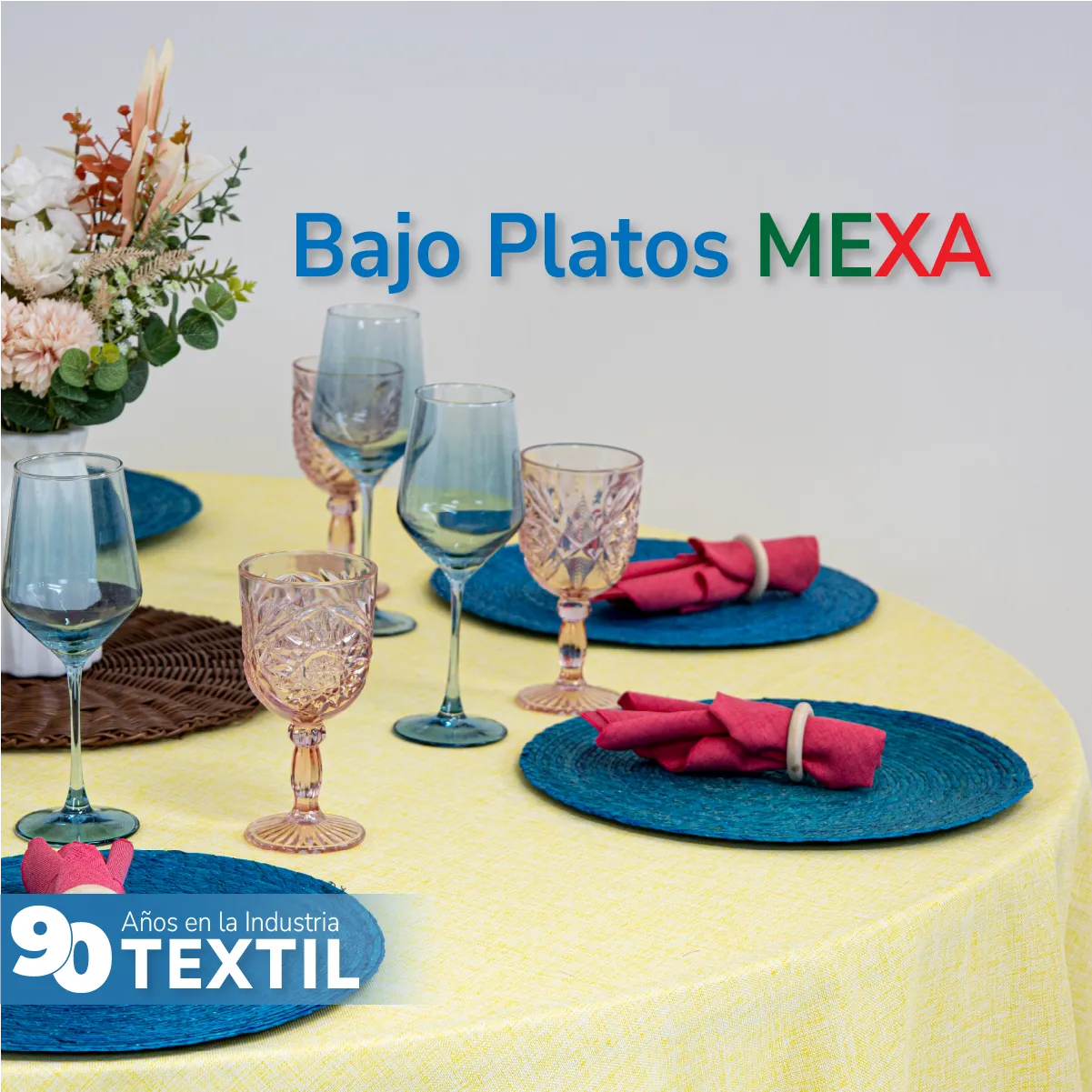 Bajo Plato Mexa Turquesa 35 cm: imagen 6