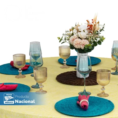 Bajo Plato Mexa Turquesa 35 cm: imagen 7