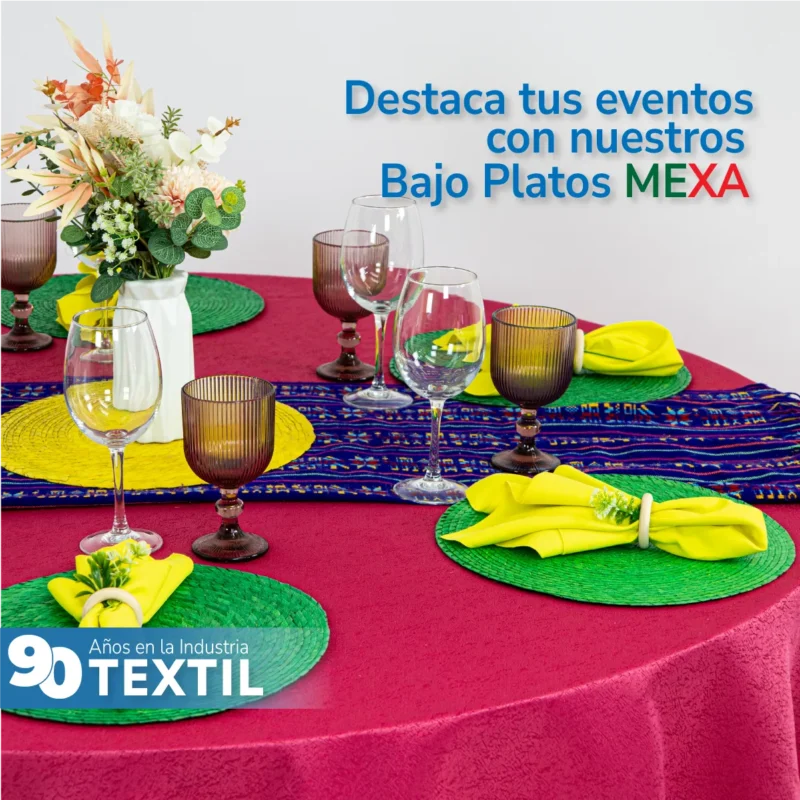 Bajo Plato Mexa Verde 35 cm
