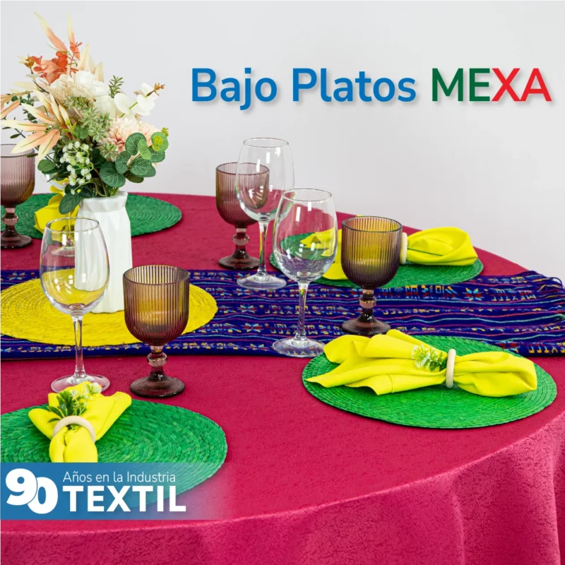 Bajo Plato Mexa Verde 35 cm