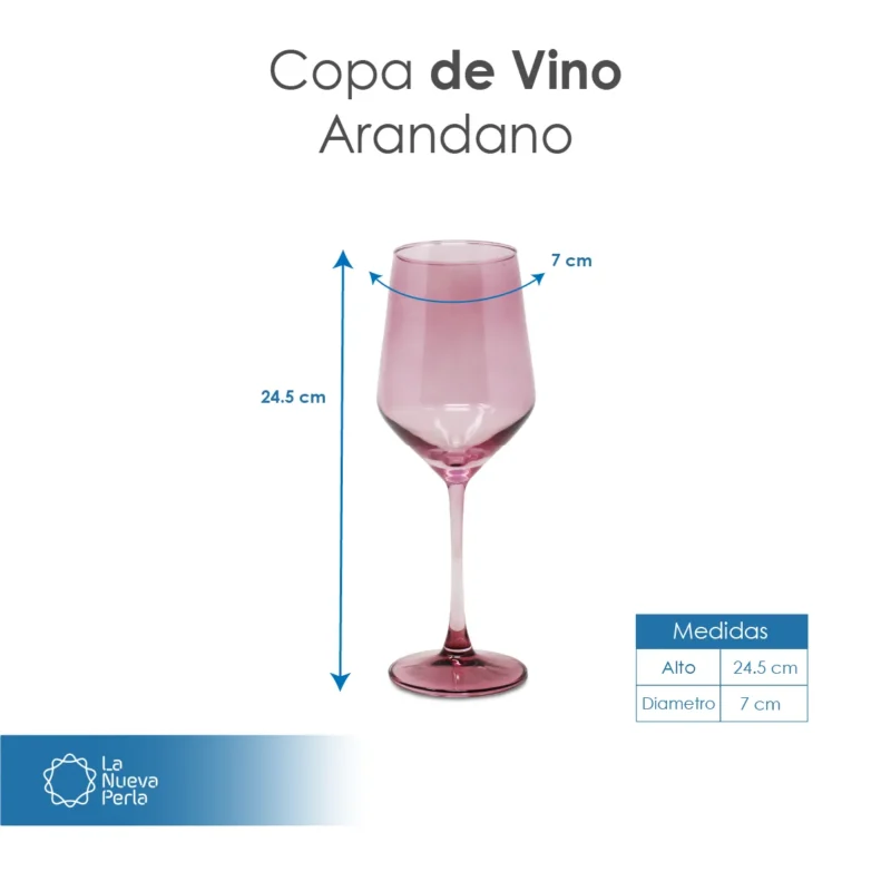 Copa para Vino MH 460 ml Arándano