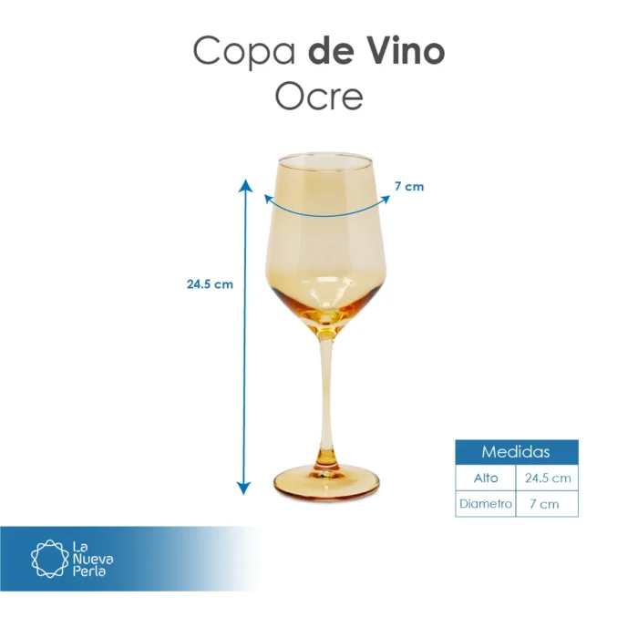 Copa para Vino MH 460 ml Ocre