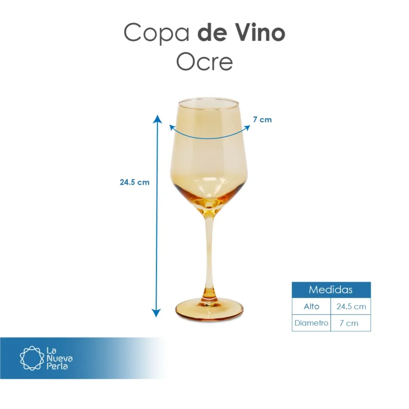 Copa para Vino MH 460 ml Ocre