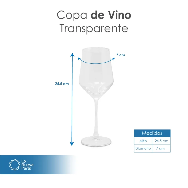 Copa para Vino MH 460 ml Transparente
