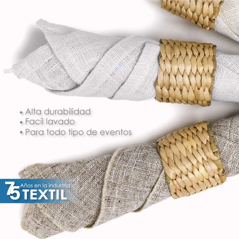 Servilleta Lino Lucerna 45x45 cm Kaky