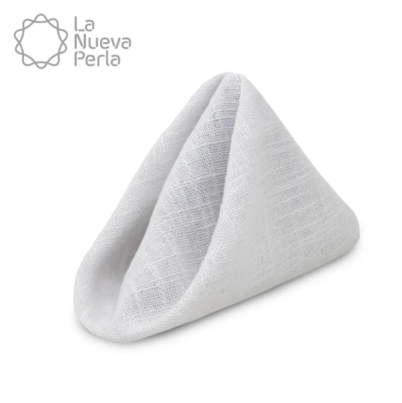 Servilleta Lino Lucerna 45x45 cm Blanco