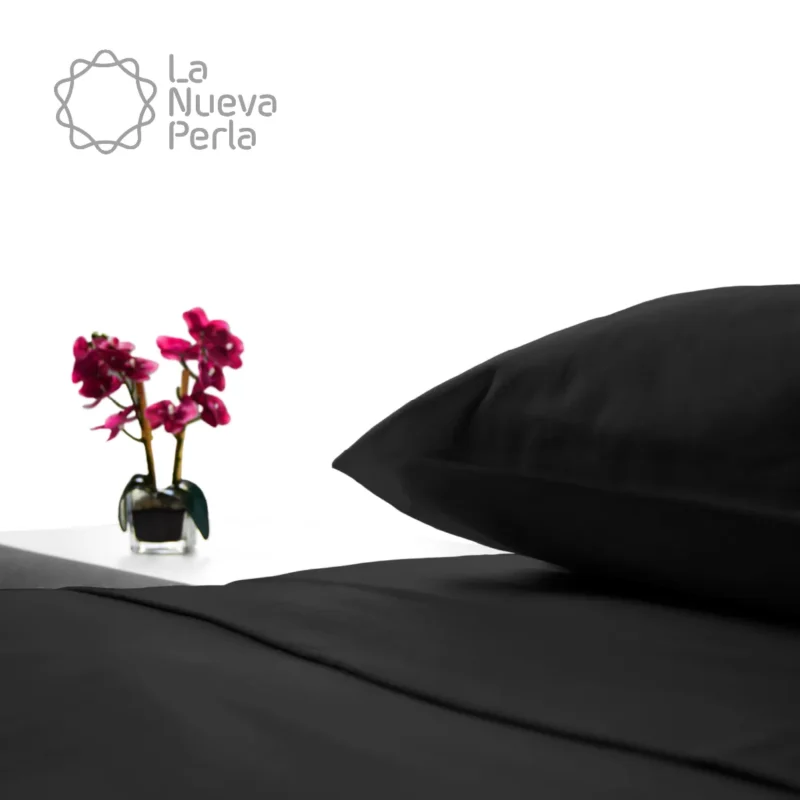 Sábana Plana King Size Manta Bramante – 2.80 X 2.70 m Negro