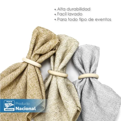 Servilleta Yute Canasta 45x45 cm Plata: imagen 5