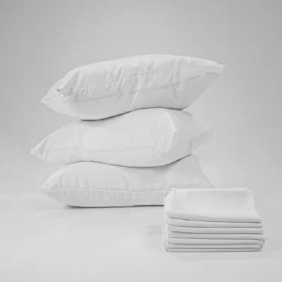 Funda de Almohada Microfibra con cierre Blanco: imagen 1