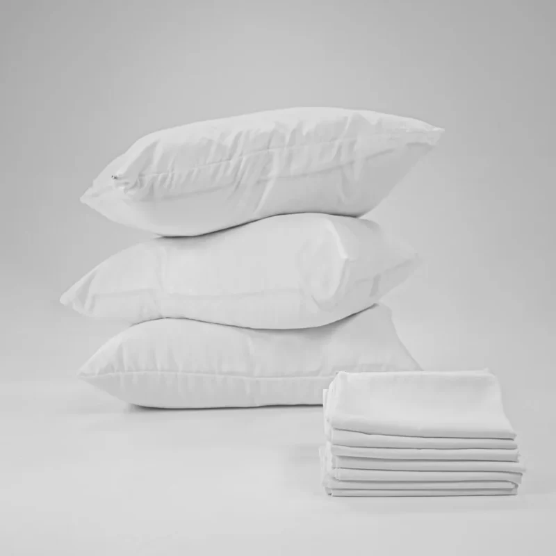 Funda de Almohada Microfibra con cierre Blanco