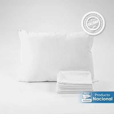 Funda de Almohada Microfibra con cierre Blanco: imagen 4