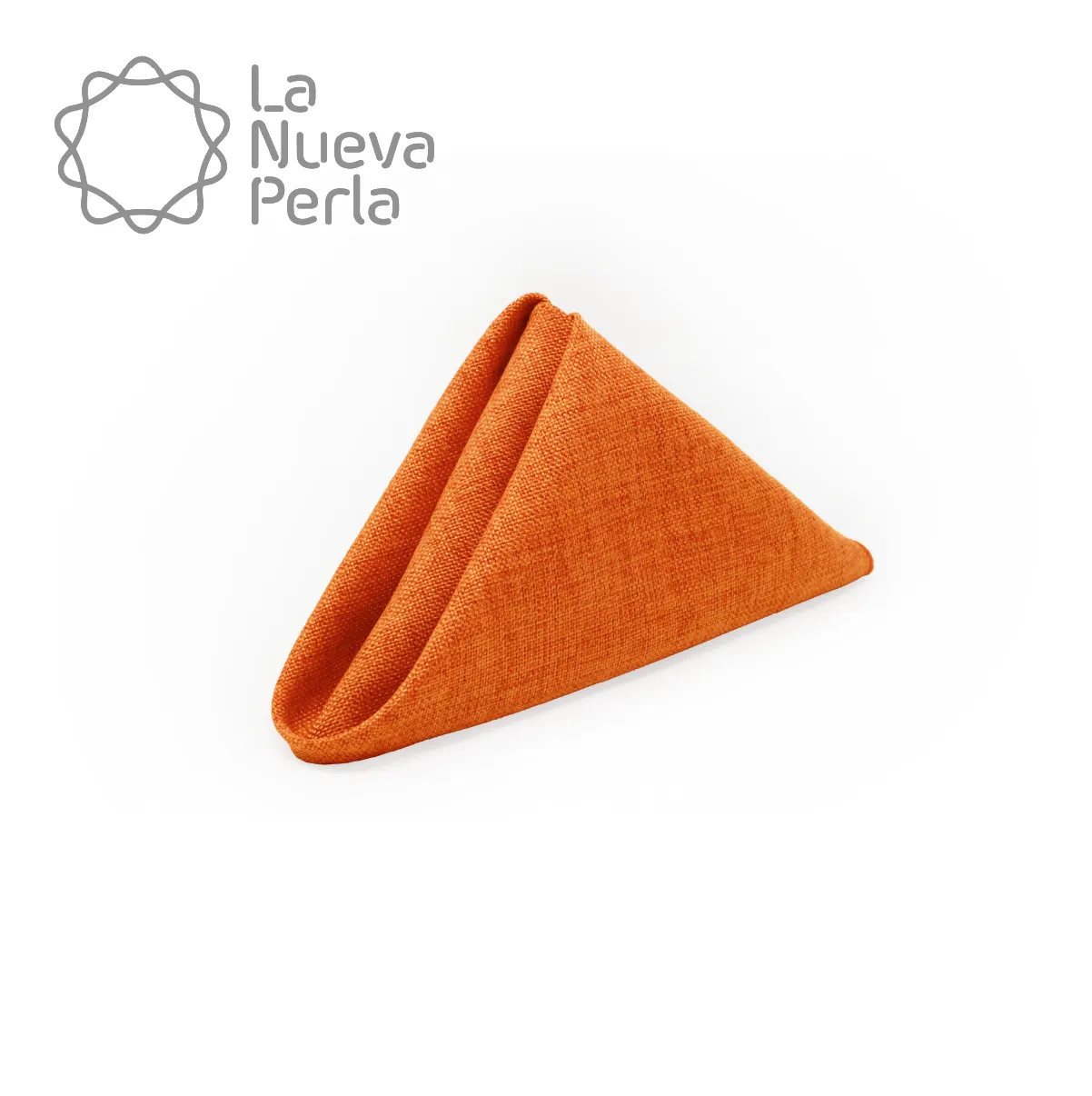 Servilleta Lino Ginebra 45x45 cm Naranja: imagen 1