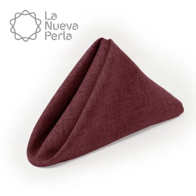 Servilleta Lino Ginebra 45x45 cm Tinto: imagen 1