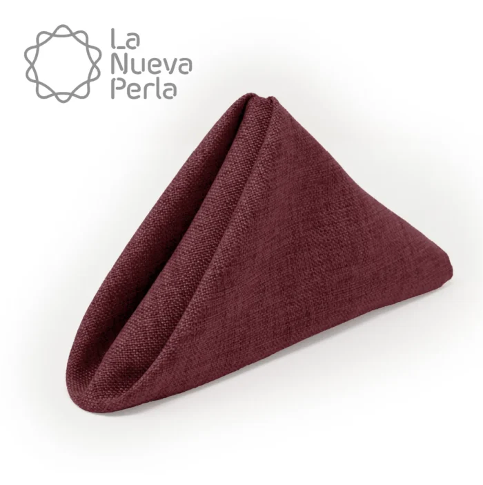 Servilleta Lino Ginebra 45x45 cm Tinto