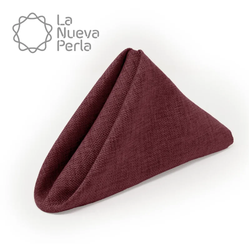 Servilleta Lino Ginebra 45x45 cm Tinto