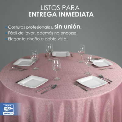 Mantel Yackard Redondo YE-217: imagen 4