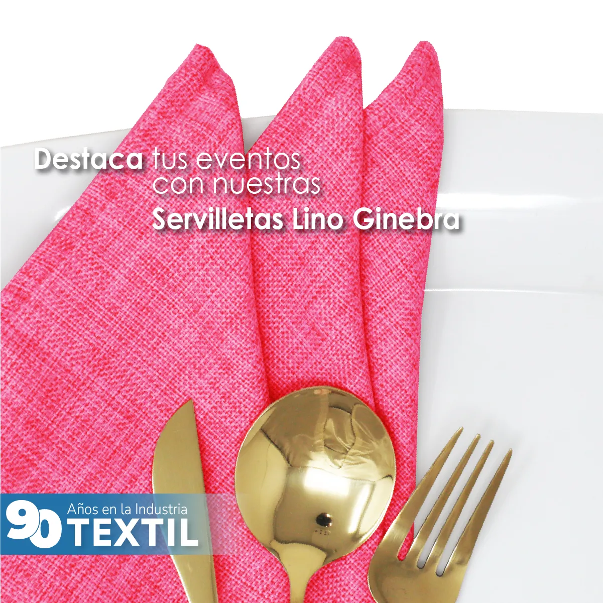 Servilleta Lino Ginebra 45x45 cm Fiusha: imagen 4