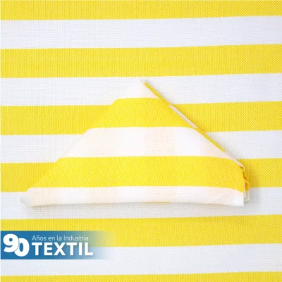 Servilleta Lino Ginebra 45x45 cm Rayas Amarilla: imagen 6