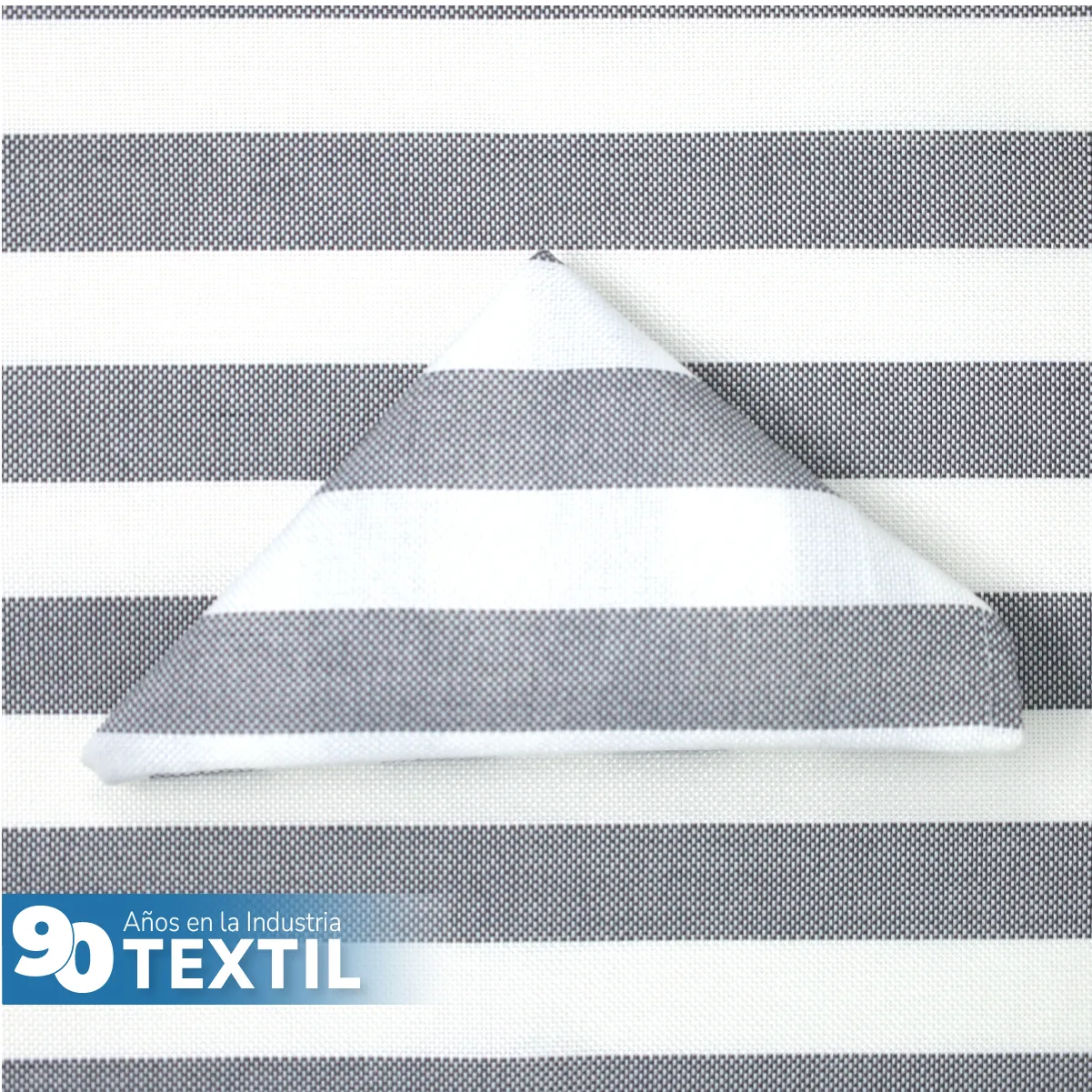 Servilleta Lino Ginebra 45x45 cm Rayas Gris: imagen 6