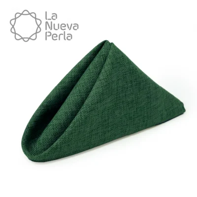 Servilleta Lino Ginebra 45x45 cm Verde Botella: imagen 1