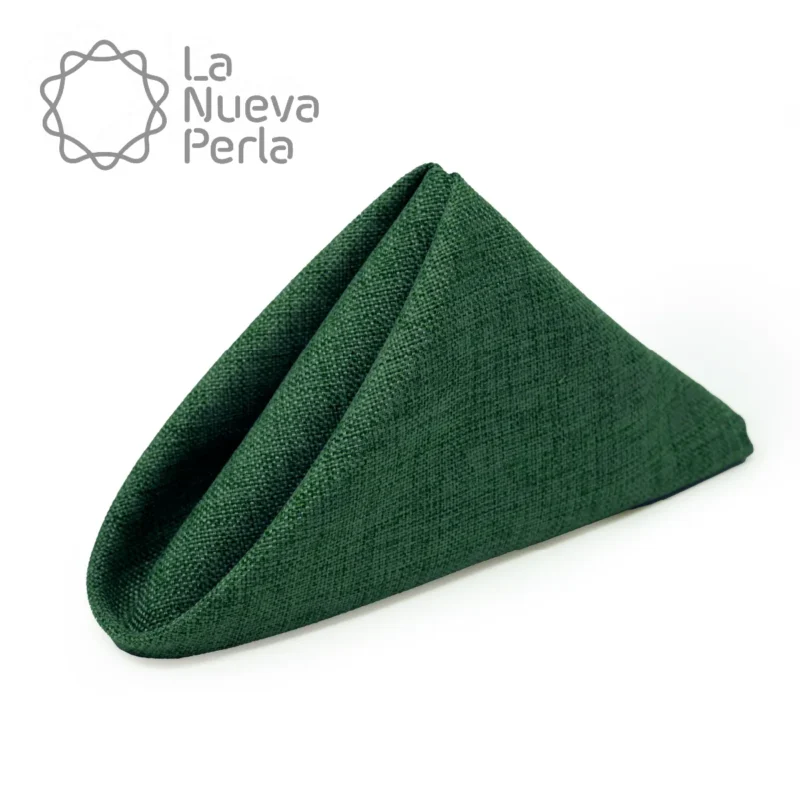 Servilleta Lino Ginebra 45x45 cm Verde Botella