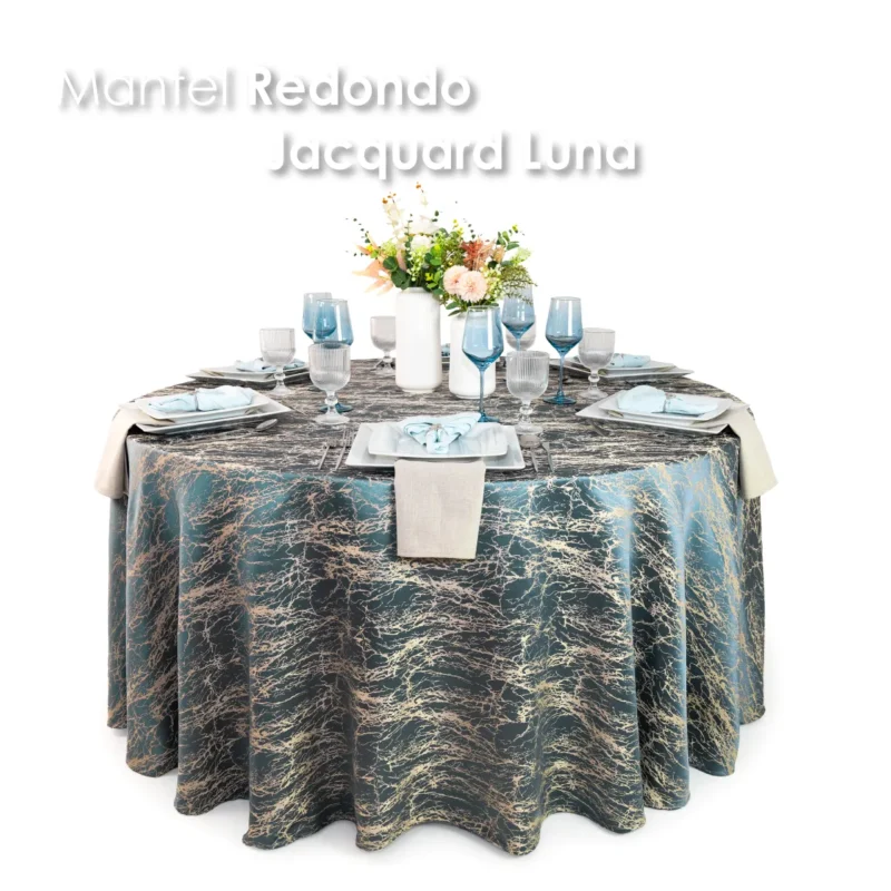 Mantel Yackard Luna Redondo YE-308 Azul