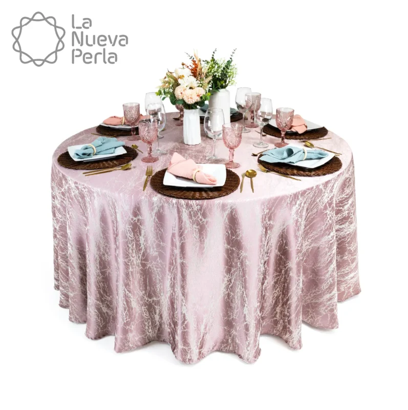 Mantel Yackard Luna Redondo YE-309 Rosa
