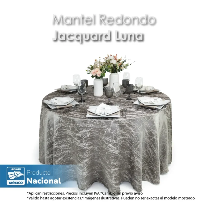 Mantel Yackard Luna Redondo YE-310 Gris