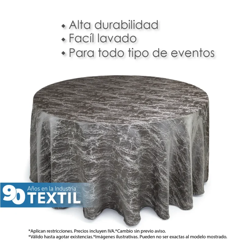 Mantel Yackard Luna Redondo YE-310 Gris