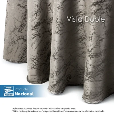Mantel Yackard Luna Redondo YE-310 Gris: imagen 4
